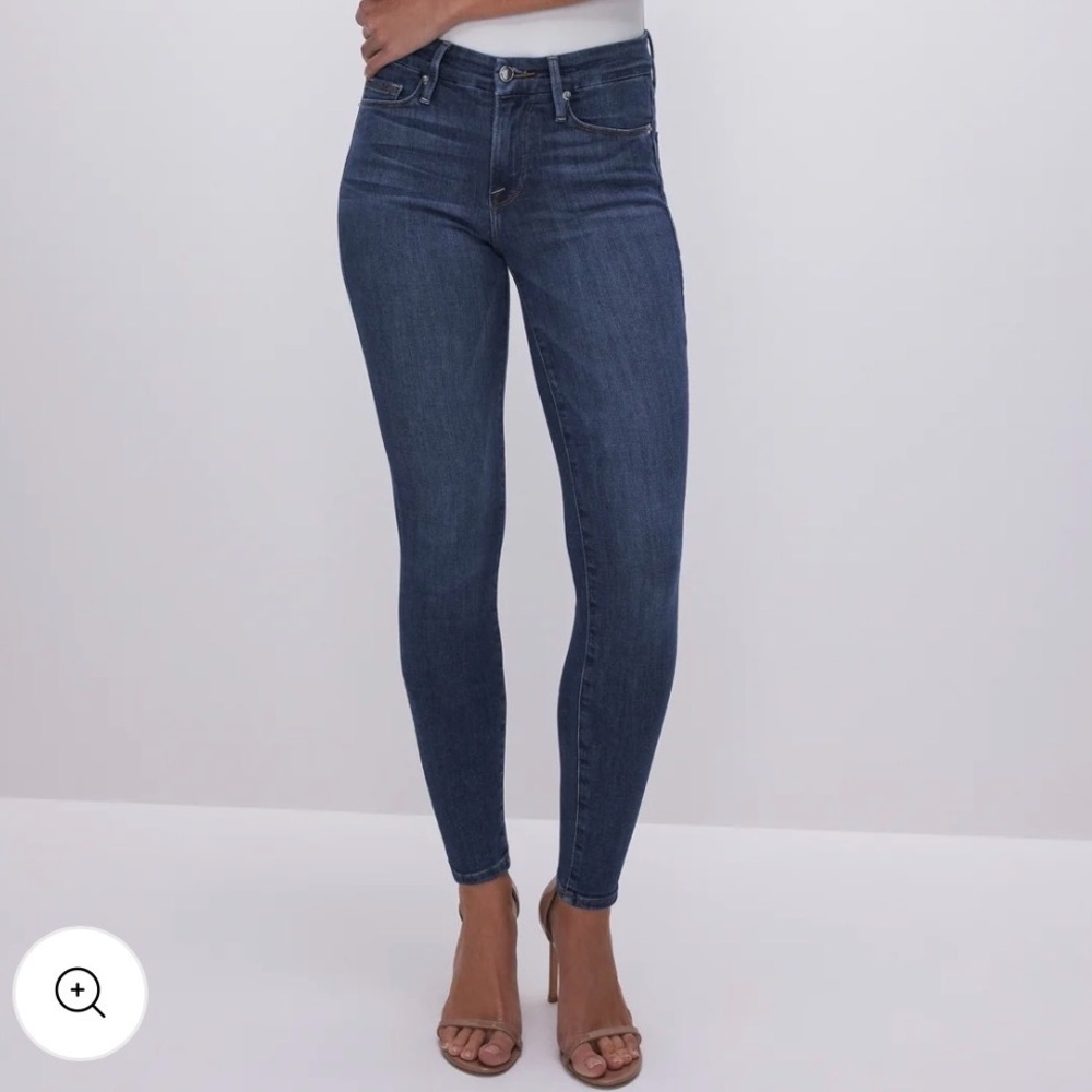 Good American Good Legs Crop Jeans | Size 14/32